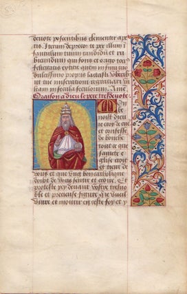 Illuminated Manuscript: Prayer to God, the Father