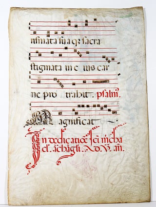 Illuminated Manuscript: Large Initial "S" from Italian Antiphonal (c. 1500)