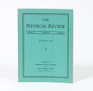 Item #1108 Fine Structure of the Hydrogen Atom by a Microwave Method. WILLIS E. LAMB, ROBERT C....