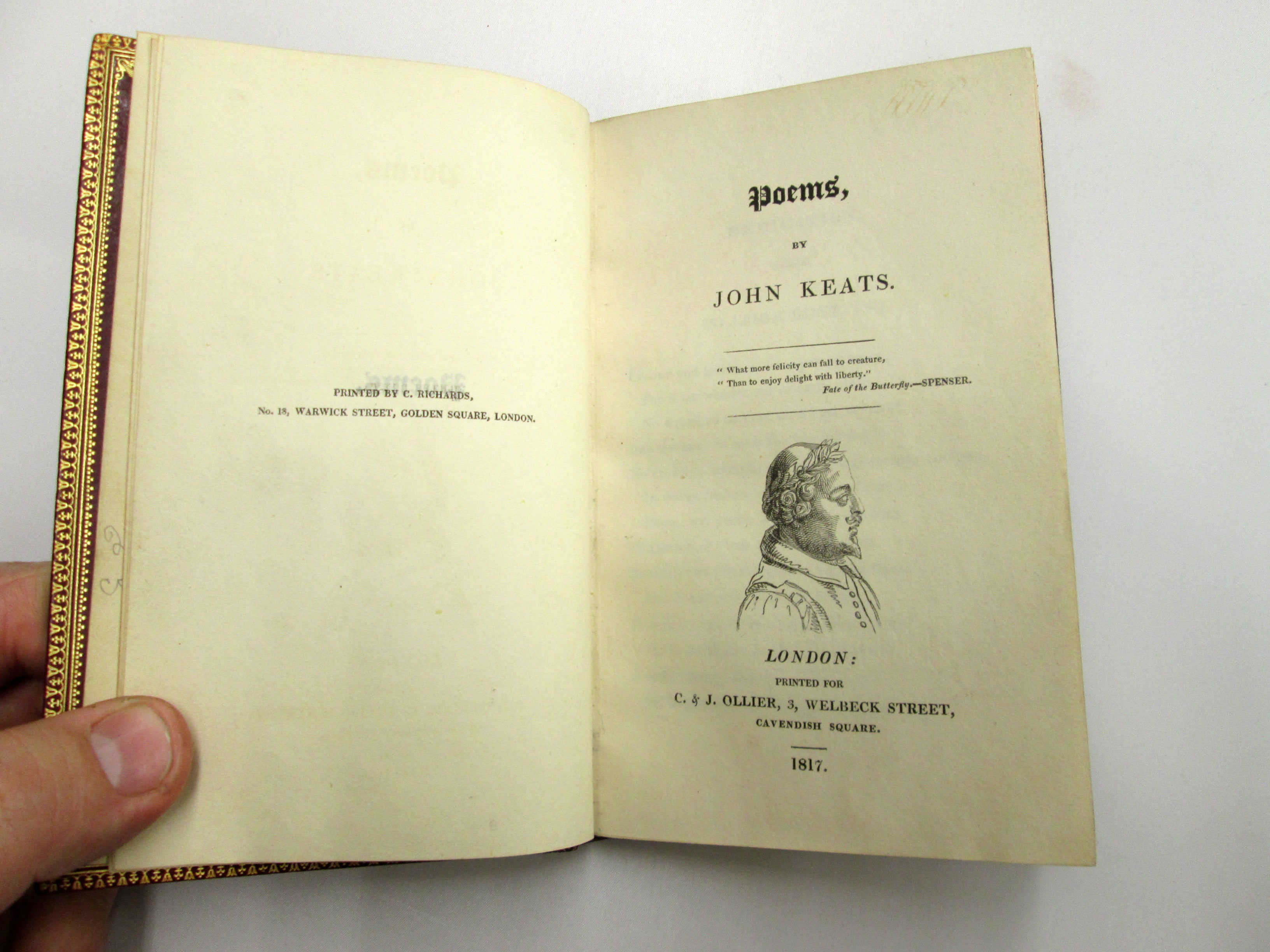 Poems | JOHN KEATS | 1st Edition