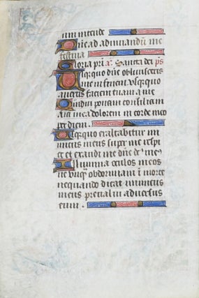 Illuminated Manuscript Leaf: The Coronation of the Virgin