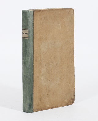 Item #1286 Meteorological Observations and Essays. JOHN DALTON