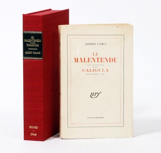 Item #1427 Le Malentendu; Caligula. ALBERT CAMUS