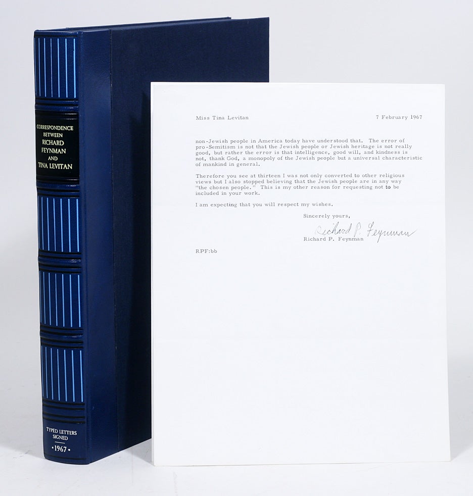 Typed Letters Signed Correspondence | RICHARD FEYNMAN | 1st Edition