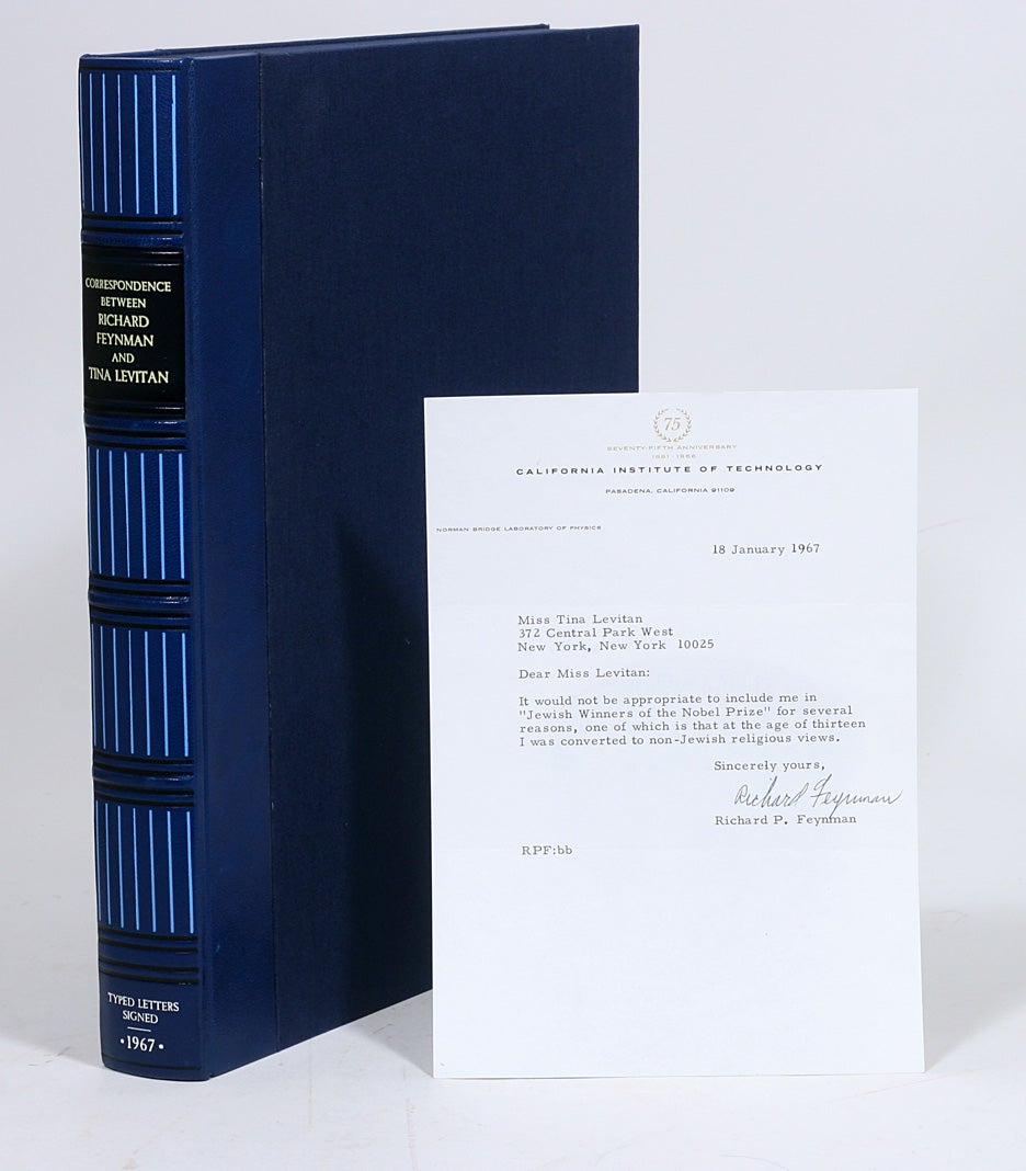 Typed Letters Signed Correspondence | RICHARD FEYNMAN | 1st Edition