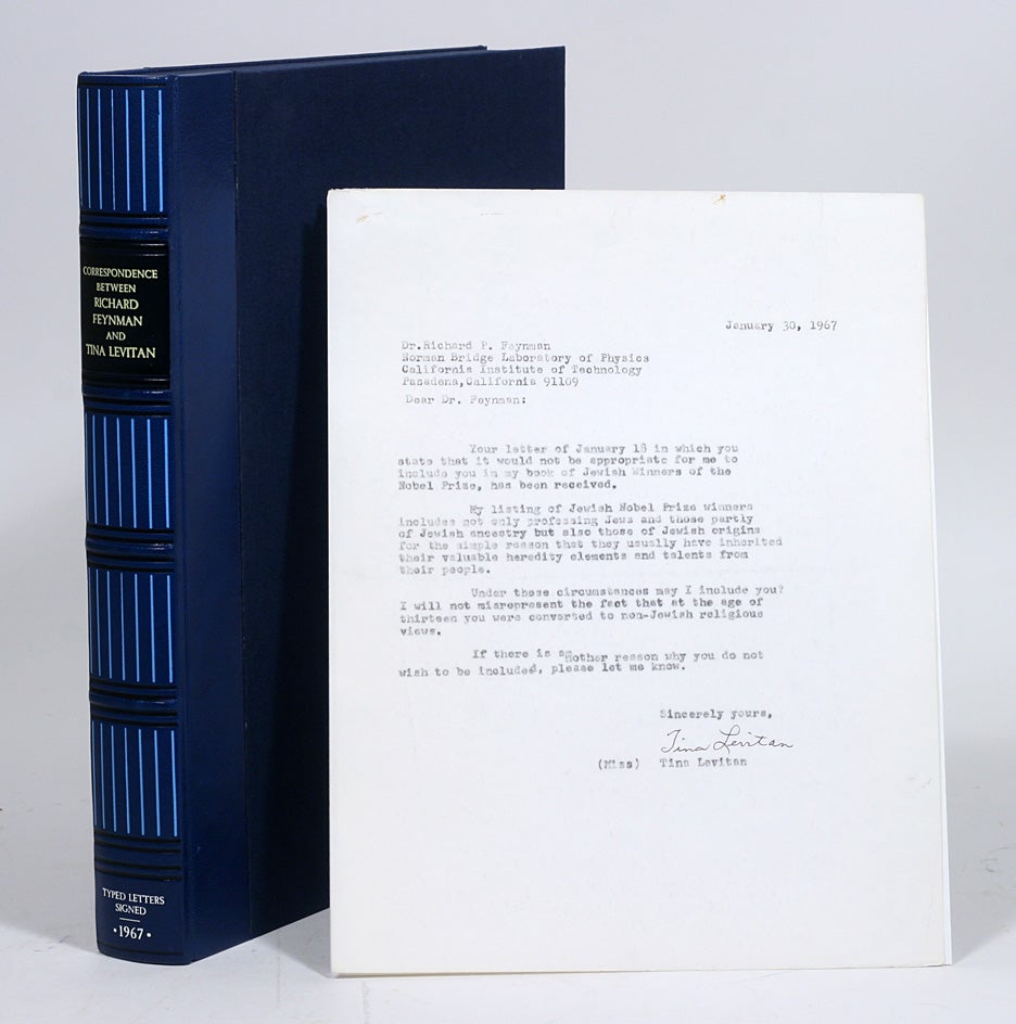Typed Letters Signed Correspondence | RICHARD FEYNMAN | 1st Edition