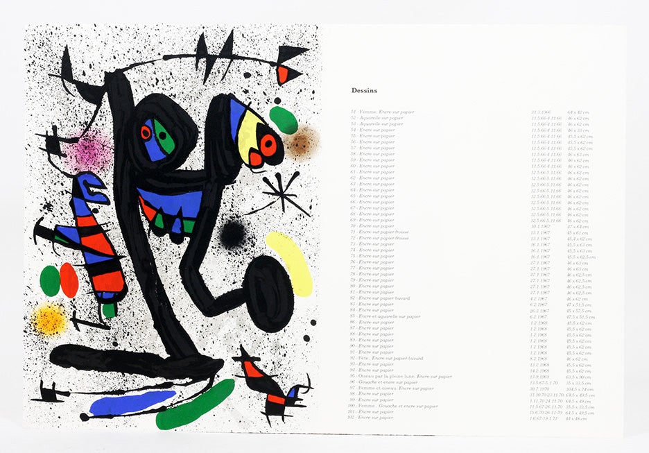 Derriére le Miroir 193/194. Peintures Sur Papier, Dessins | Joan