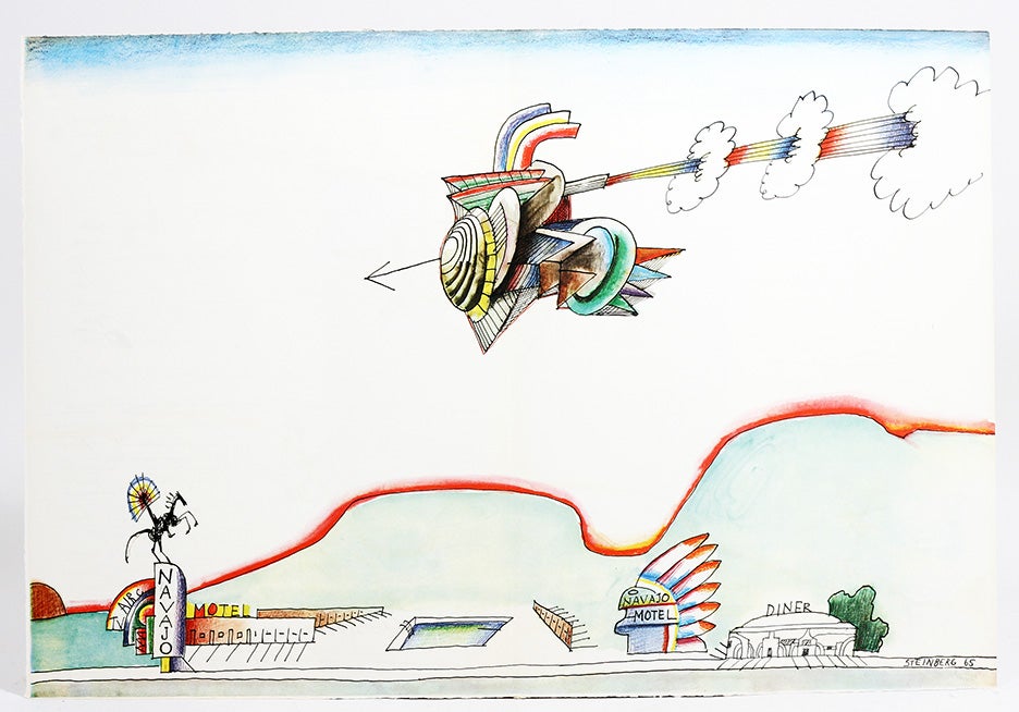 Derriére le Miroir 157. Steinberg 1966 | Saul Steinberg | 1st Edition