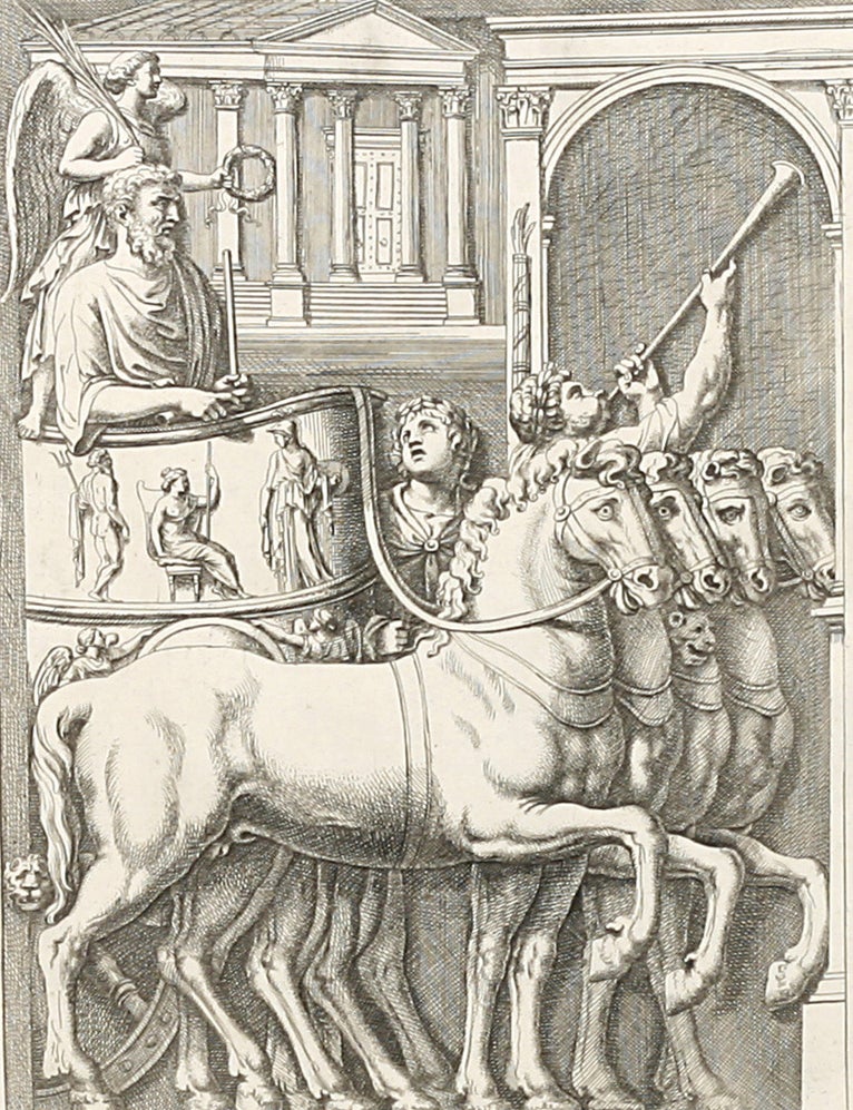 Item #1634 Admiranda Romanarum antiquitatum ac veteris sculpturae vestigia anaglyphico opere elaborata. PIETRO SANTI BARTOLI, GIOVANNI PIETRO BELLORI.