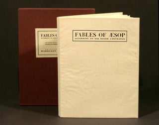 Item #172 Fables of Aesop, according to Sir Roger L'Estrange. Alexander Calder, Aesop