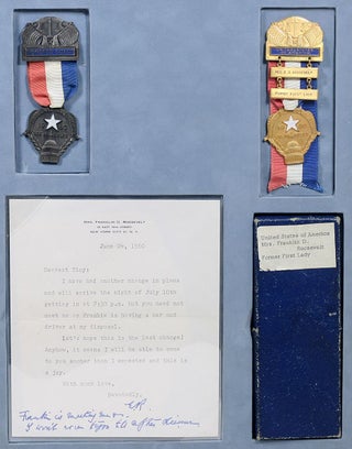 Item #1786 Personal Badges for the 1960 Democratic National Convention; with Typed Letter Signed....