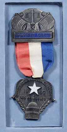 Personal Badges for the 1960 Democratic National Convention; with Typed Letter Signed