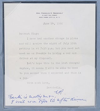 Personal Badges for the 1960 Democratic National Convention; with Typed Letter Signed
