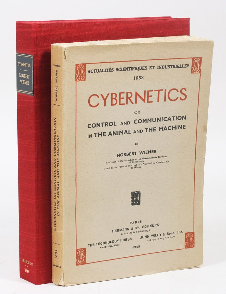 Item #1844 Cybernetics. NORBERT WIENER.