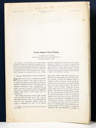 On the Origin of Great Nebulae. WITH: Energy Production in Red Giants
