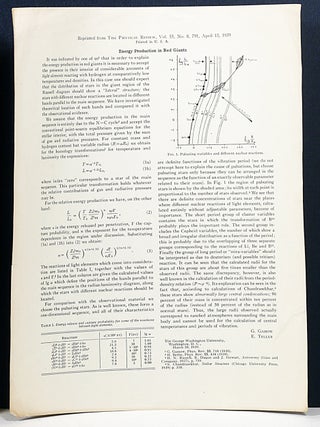 On the Origin of Great Nebulae. WITH: Energy Production in Red Giants
