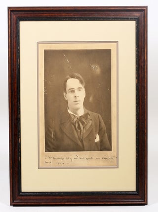 Item #1865 Photograph Signed. WILLIAM BUTLER YEATS, ALICE BOUGHTON