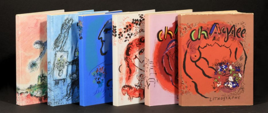 Chagall Complete Works The Lithographs of Chagall. Volumes I-VI complete | Marc Chagall | 1st ...