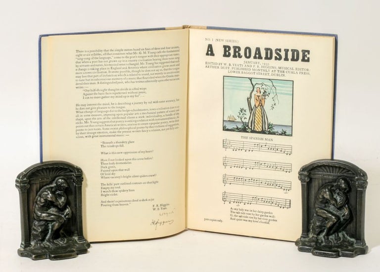 Item #1940 BROADSIDES, A COLLECTION OF NEW AND OLD SONGS, 1935. WILLIAM BUTLER YEATS, JAMES STEPHENS, F. R. HIGGINS, FRANK O'CONNOR, LYNN DOYLE, BRYAN GUINESS, PADRAIC COLUM.