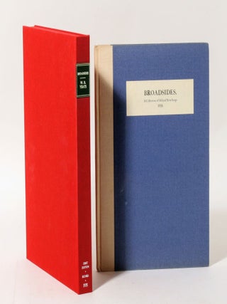 BROADSIDES, A COLLECTION OF NEW AND OLD SONGS, 1935.