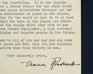 TYPED LETTER SIGNED