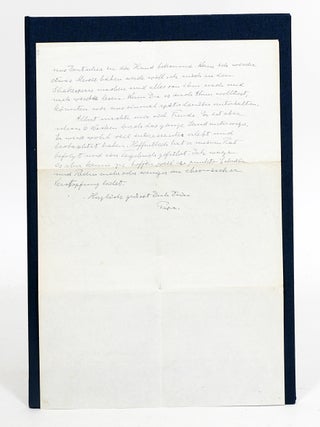 Autograph Letter Signed