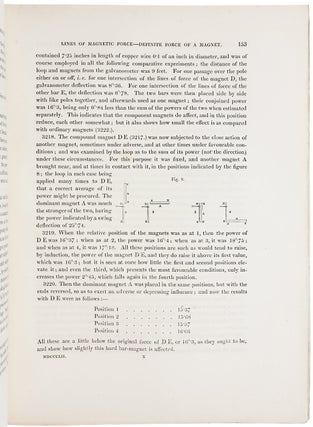 Experimental researches in electricity – twenty-eight series. On the Lines of Magnetic Force; their definitive character; and their distribution within a Magnet and through Space. [With:] Ibid. – twenty-ninth series. On the employment of the Induced Magneto-electric Current as a test and measure of Magnetic Forces