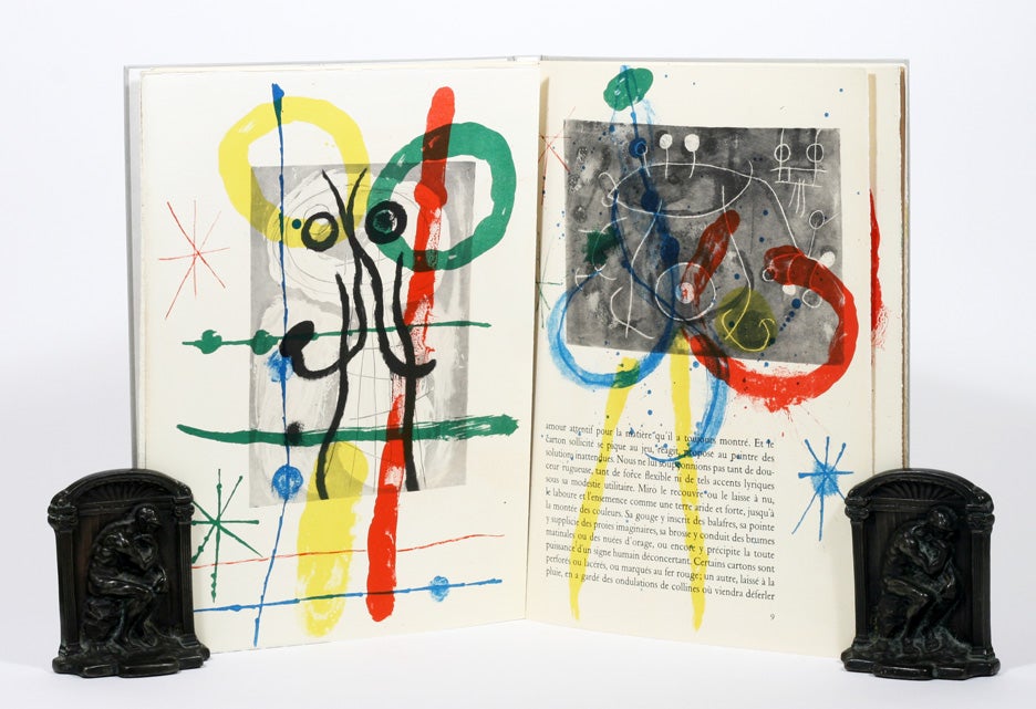 Derriere Le Miroir. Joan Miró. Peintures sur Cartons. Special