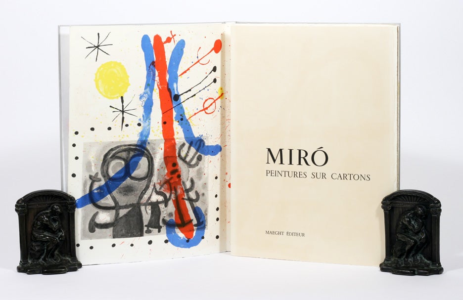 Derriere Le Miroir. Joan Miró. Peintures sur Cartons. Special