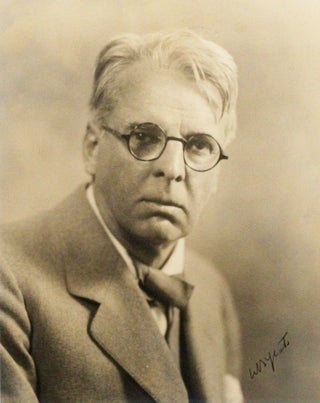 Item #2052 Photograph Signed. WILLIAM BUTLER YEATS, MARTIN VOS