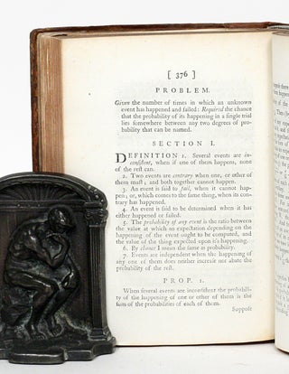 Item #2090 An essay towards solving a problem in the Doctrine of Chances. Thomas Bayes