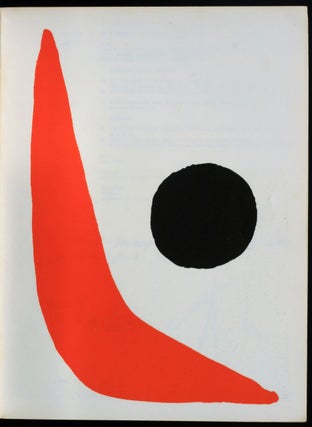 Item #214 Calder. Alexander Calder