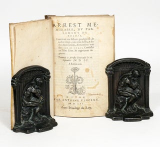 Item #2180 Arrest memorable, du parlement de Tolose, Content une histoire prodigieuse, de nostre...