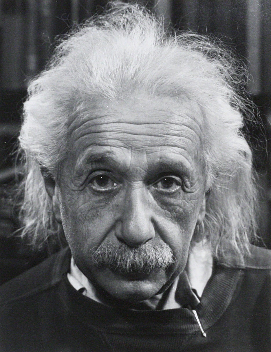 Print　Einstein:　ALBERT　HALSMAN　EINSTEIN,　PHILIPPE　Albert　Gelatin　Silver　Photograph