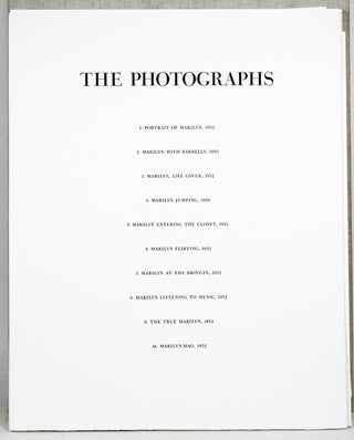 Halsman/Marilyn: Portfolio of Ten Photographs of Marilyn Monroe