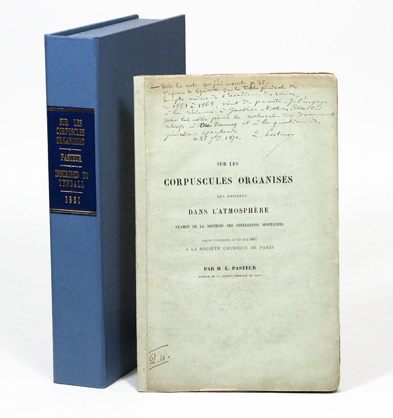 Item #2239 Sur les corpuscules organisés qui existent dans l’atmosphère: Examen de la doctrine des générations spontanées (1861). LOUIS PASTEUR.