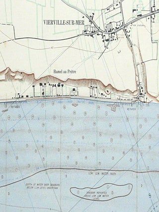 Top Secret “Bigot” Map of Omaha Beach-West (Vierville-sur-Mer)