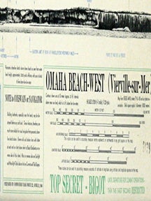 Top Secret “Bigot” Map of Omaha Beach-West (Vierville-sur-Mer)