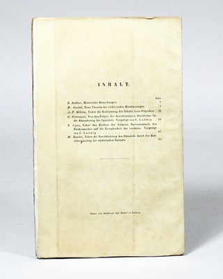 Ueber die Bestimmung des Inhaltes eines Polyëders (1865). WITH: Theorie der elementaren Verwandtschaft (1863) [The Möbius Strip]