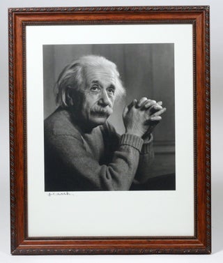 Portrait Photograph of Albert Einstein, signed by Yousuf Karsh
