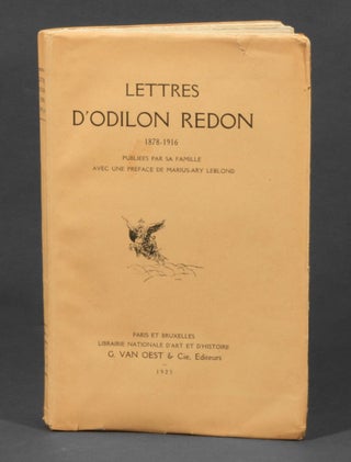 Item #233 Lettres D'Odilon Redon. Odilon Redon