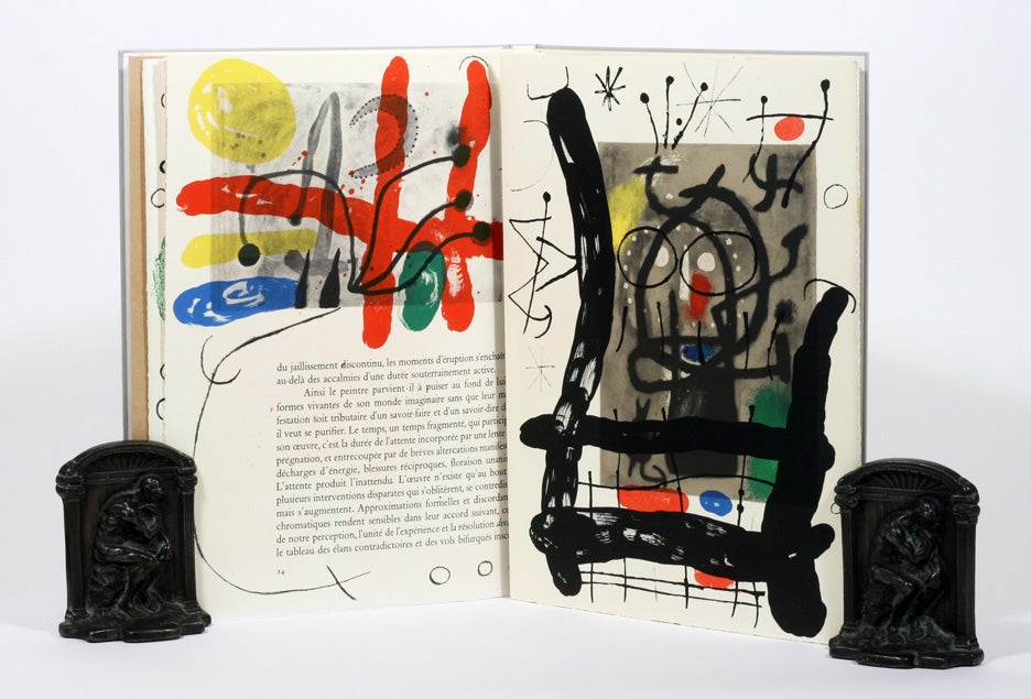 定番日本製DERRIERE LE MIROIR No.190 :1971年 Alexander Calder アレクサンダー・カルダー 人気 オリジナル・リトグラフ 4枚付属完品 50\'s 60\'s 石版画、リトグラフ