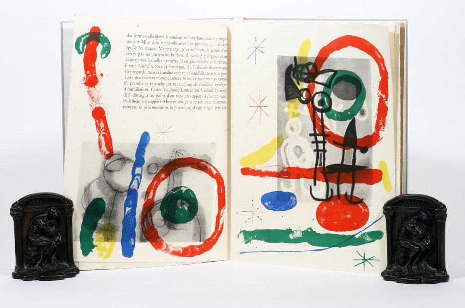 Derriere Le Miroir. Joan Miró. Peintures sur Cartons. Special