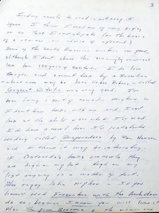 Autograph Letter Signed [&ldquo;Cormac&rdquo;]