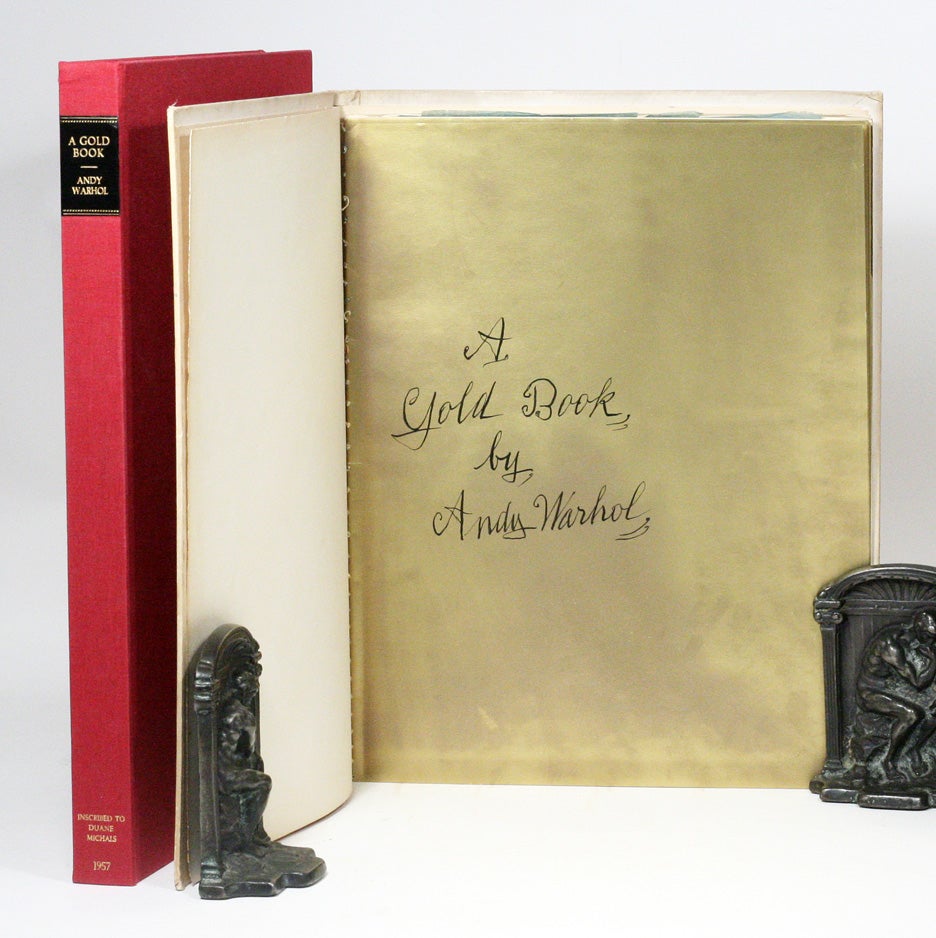 A Gold Book by ANDY WARHOL on Manhattan Rare Book Company