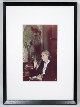 Photograph of Virginia Woolf signed by Gis&egrave;le Freund