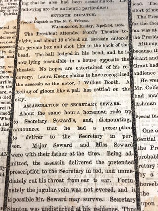 The Assassination of Abraham Lincoln in the New York Daily Tribune