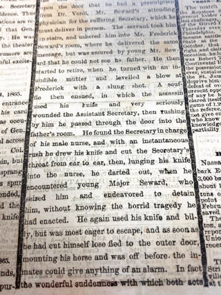 The Assassination of Abraham Lincoln in the New York Daily Tribune