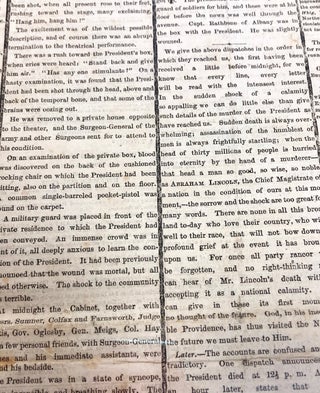 The Assassination of Abraham Lincoln in the New York Daily Tribune