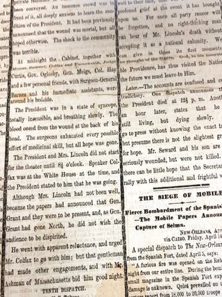 The Assassination of Abraham Lincoln in the New York Daily Tribune